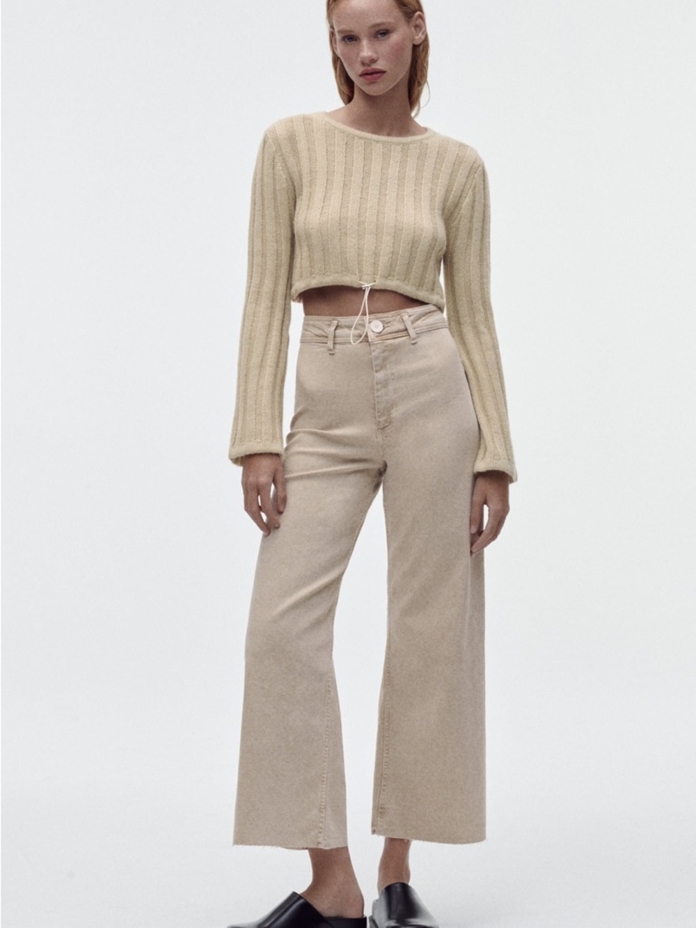 Zara Marine Straight leg jeans
